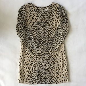 J. Crew Classic Leopard-Print Dress